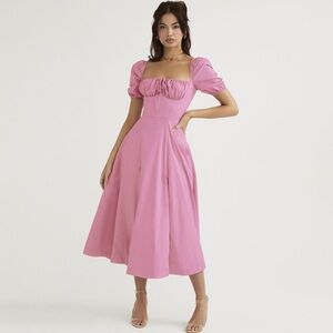 NEW WITH TAGS - Kutumai Fashion - Barbie Pink off the shoulder dress. XXL